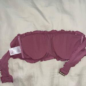 Bandeau style bathing suite top